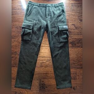 OVO Octobers Very Own Wool Blend Green Cargo Pants